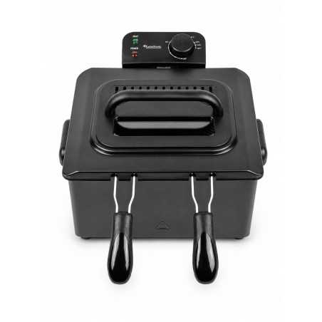 Frytownica olejowa frytkownica TurboTronic 2 kosze regulacja temperatury do 190° 5L 2200W Czarna TT-DF3 BLACK