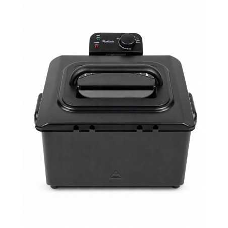 Frytownica olejowa frytkownica TurboTronic 2 kosze regulacja temperatury do 190° 5L 2200W Czarna TT-DF3 BLACK