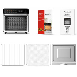 Piekarnik elektryczny TurboTronic z funkcją powietrznej Air Fryer Grill 40-230°c 34L 2100w Czarny