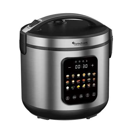 Multicooker parowar szybkowar TurboTronic kombiwar garnek elektryczny frytownica 5L 860W srebrny