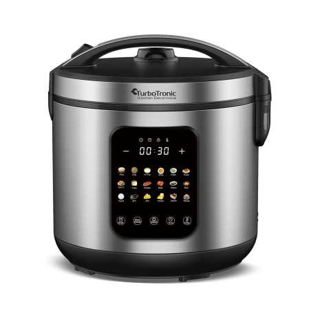 Multicooker parowar szybkowar TurboTronic kombiwar garnek elektryczny frytownica 5L 860W srebrny