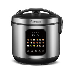 Multicooker parowar szybkowar TurboTronic kombiwar garnek elektryczny frytownica 5L 860W srebrny