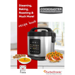 Multicooker parowar szybkowar TurboTronic kombiwar garnek elektryczny frytownica 5L 860W srebrny