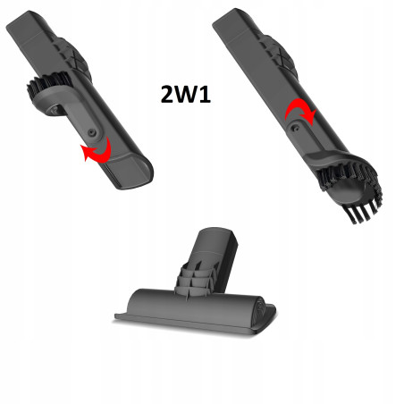 Odkurzacz ręczny TurboTronic bezprzewodowy bezworkowy 12 kpa Super mocny Czarny