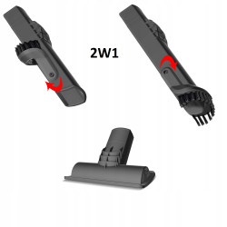 Odkurzacz ręczny TurboTronic bezprzewodowy bezworkowy 12 kpa Super mocny Czarny