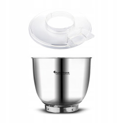Planetarny robot kuchenny TurboTronic mikser Premium Line misa 6,5L mocny moc 1200W Czerwony