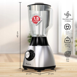 Outlet Blender kielichowy TurboTronic electromix max 1200W kruszy lód poj. 1,5L