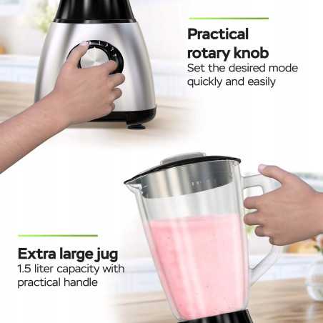 Outlet Blender kielichowy TurboTronic electromix max 1200W kruszy lód poj. 1,5L