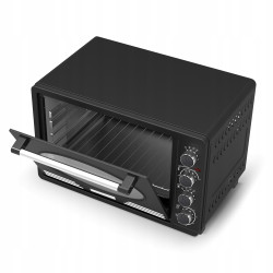 Outlet Retro piekarnik elektryczny TurboTronic termoobieg rożno 45L 2000W Czarny