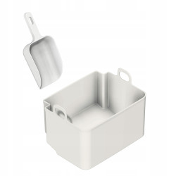 Outlet Kostkarka do lodu TurboTronic maszyna do kostek 10kg/24h 6-7min/cykl 2 rozmiary ICE Frappe 110W Czarna