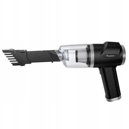 Outlet Odkurzacz ręczny samochodowy TurboTronic 2w1 dmuchawa do auta domu LED 5kpa gniazdo USB C Srebrny