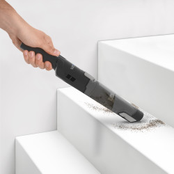 Outlet Odkurzacz ręczny TurboTronic bezprzewodowy bezworkowy 12 kpa Super mocny Czarny