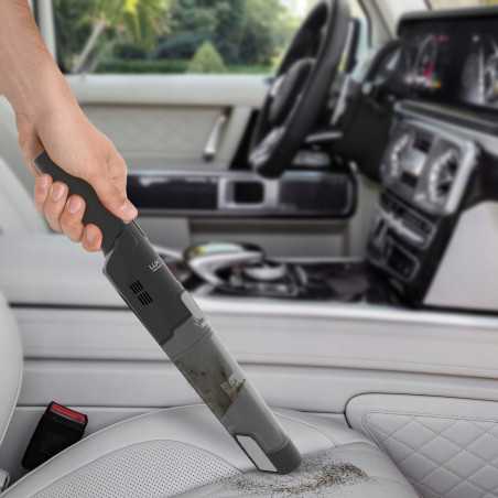 Outlet Odkurzacz ręczny TurboTronic bezprzewodowy bezworkowy 12 kpa Super mocny Czarny