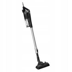 Outlet Odkurzacz pionowy TurboTronic ręczny cyklonowy bezworkowy mocny 600w 14 kpa 5m kabel dodatkowe końcówki Czarny