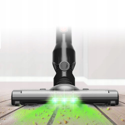 Outlet Odkurzacz bezprzewodowy TurboTronic pionowy ręczny Laser bezworkowy z elektroszczotką i laserem Czerwony
