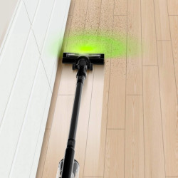 Outlet Odkurzacz bezprzewodowy TurboTronic pionowy ręczny Laser bezworkowy z elektroszczotką i laserem Czarny