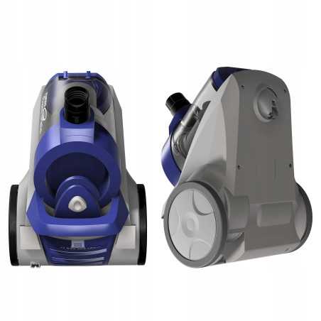 Outlet Odkurzacz tradycyjny bezworkowy TurboTronic TT-CV04 cyklonowy 900W szczotka do paneli 4L HEPA Niebieski