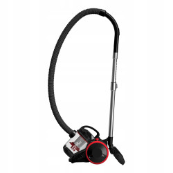 Outlet Odkurzacz tradycyjny TurboTronic bezworkowy cyklonowy mocny szczotka do paneli 700w Czerwony