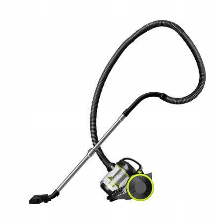 Outlet Odkurzacz tradycyjny TurboTronic bezworkowy cyklonowy mocny szczotka do paneli 700w Zielony