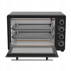Outlet Piekarnik elektryczny TurboTronic termoobieg rożno grill 45L 2000W Czarny