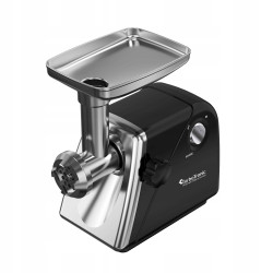Outlet Maszynka do mielenia mięsa TurboTronic do kiełbasy pierników ciastek akcesoria 3 sita moc 2000W Czarna