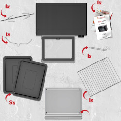 Outlet Piekarnik elektryczny TurboTronic 35L termobieg rożno grill 1600W