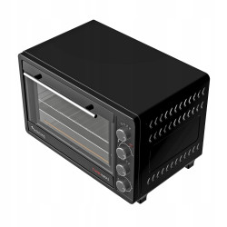 Outlet Piekarnik elektryczny TurboTronic termoobieg rożno grill 45L 2000W Czarny