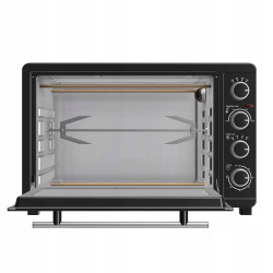 Outlet Piekarnik elektryczny TurboTronic termoobieg rożno grill 45L 2000W Czarny