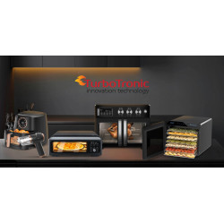 Outlet Piekarnik elektryczny TurboTronic termoobieg rożno grill 45L 2000W Czarny