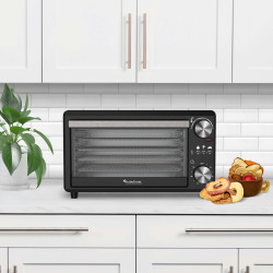 Outlet Suszarka spożywcza do grzybów i owoców TurboTronic TT-FD14 dehydrator 14L 350W 30-80°C czarna