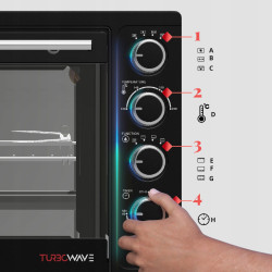 Outlet Piekarnik elektryczny TurboTronic 35L termobieg rożno grill 1600W