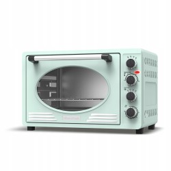 Retro piekarnik TurboTronic termoobieg rożno 45L 2000w Turkusowy TT-EV45R TURQUOISE