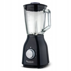 Blender kielichowy TurboTronic szklany max 1400W kruszy lód poj. 1,5L Czarny TT-BG6 BLACK